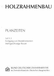 Planzeiten Holzrahmenbau - Zeittechnik-Verlag GmbH