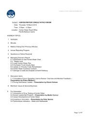 Consultative Forum Papers - Hunter Water