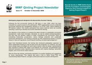 WWF Qinling Project Newsletter