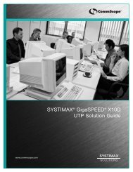 SYSTIMAX® GigaSPEED® X10D UTP Solution Guide - Anixter