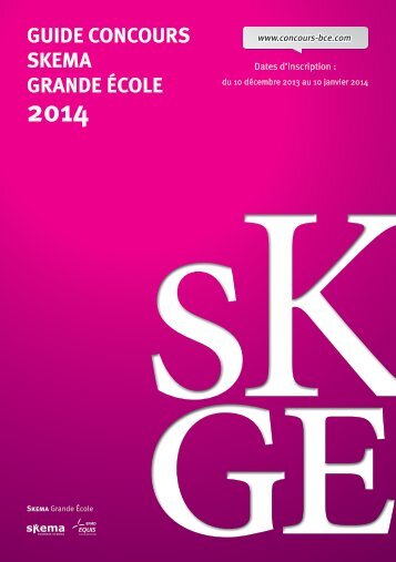 Concours BCE-2013.indd - Concours SKEMA