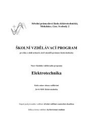 StudijnÃ­ obor, Å¡kolnÃ­ vzdÄlÃ¡vacÃ­ program a profil absolventa ve ...