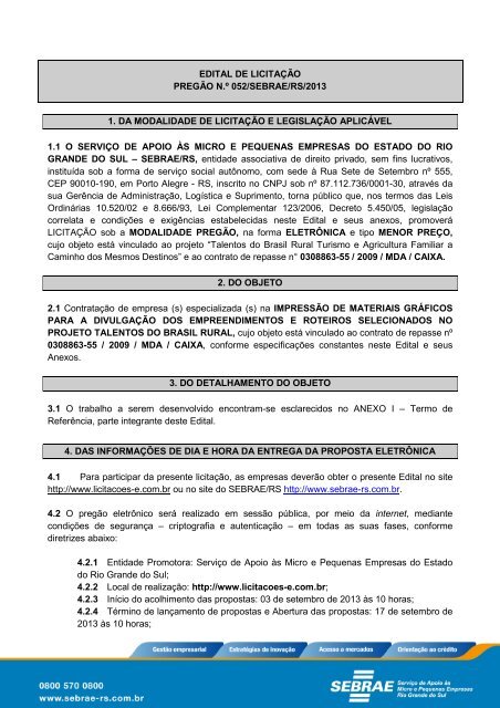 Sebrae - Você sabe o que é empate ficto? O empate ficto é