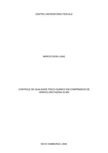 centro universitário feevale márcio rosa jung controle de qualidade ...