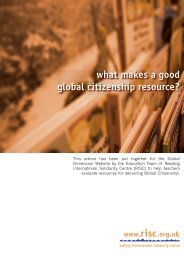 what makes a good global citizenship resource? - Development ...