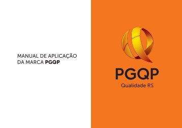 MANUAL DE APLICAÃÃO DA MARCA PGQP