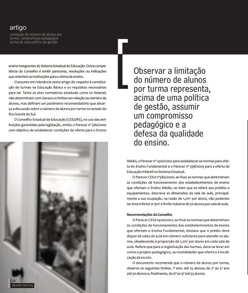 Sinpro - Revista Textual - reimpressao 13-11-12 - Sinpro/RS