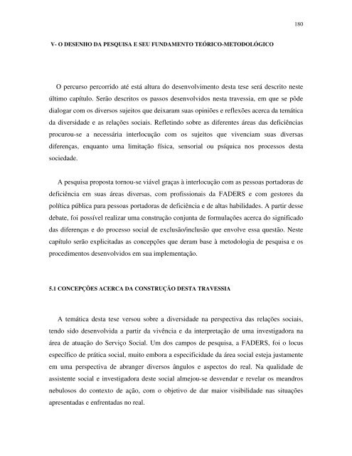 A DIVERSIDADE DA CONDIÃÃO HUMANA - Faders - Governo do ...