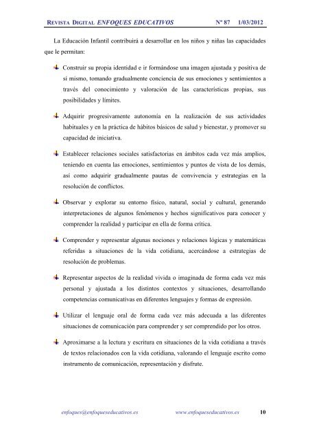 NÂº87 01/03/2012 - enfoqueseducativos.es
