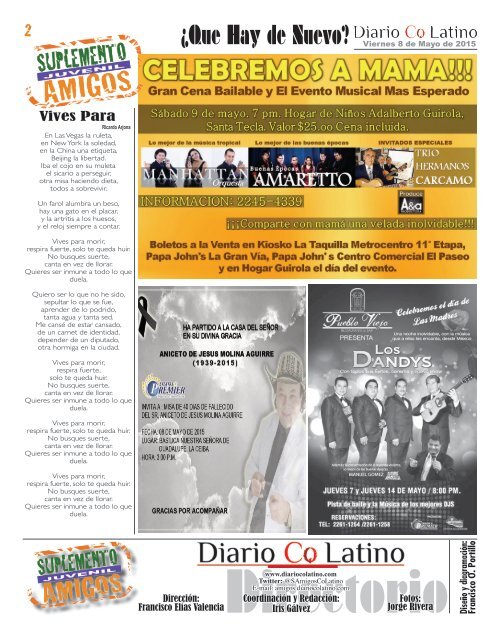 Suplemento 8 de Mayo de 2015