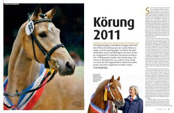 Körung 2011 - Pferd+Sport