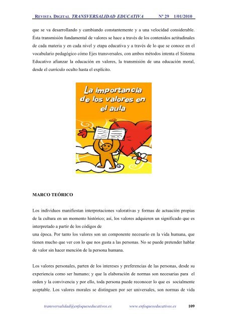 Revista Transversalidad Educativa nÂº 29 - enfoqueseducativos.es