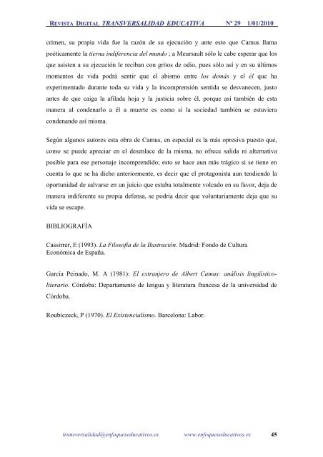 Revista Transversalidad Educativa nÂº 29 - enfoqueseducativos.es