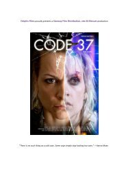 press file CODE 37 THE MOVIE ENG - Delphis Films