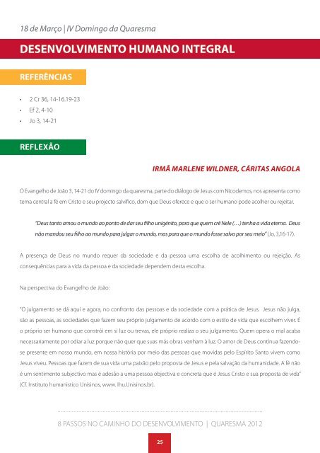 Percurso para a Quaresma 2012 - FEC