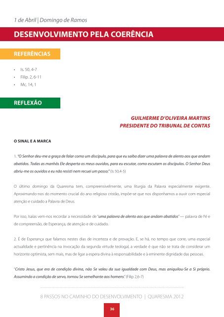 Percurso para a Quaresma 2012 - FEC