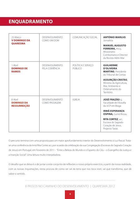 Percurso para a Quaresma 2012 - FEC