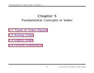 Fundamental Concepts in Video