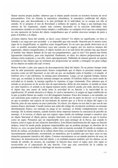 Roland Barthes - SemÃ¡ntica del Objeto.pdf - Taller 5A