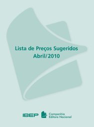 Lista de preÃ§o - Editora IBEP