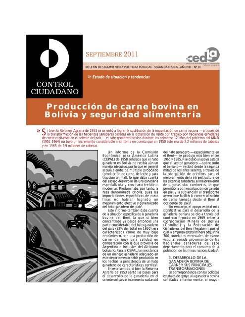 produccion de carne bovina en Bolivia.pdf - Cedla