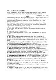 PDS (Control)Order 2001 - Department of Food Civil Supplies and ...