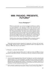 mm: pasado, presente, futuro - Revista Asturiana de Economia