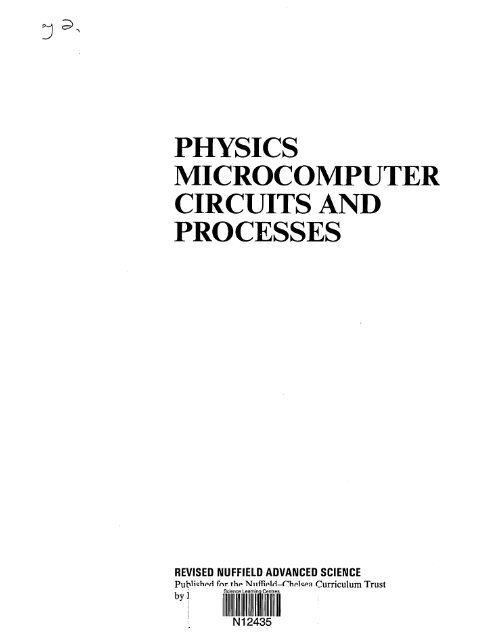 Microcomputer Circuits and Processes