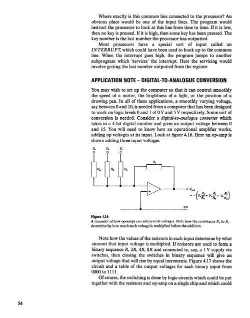 Microcomputer Circuits and Processes