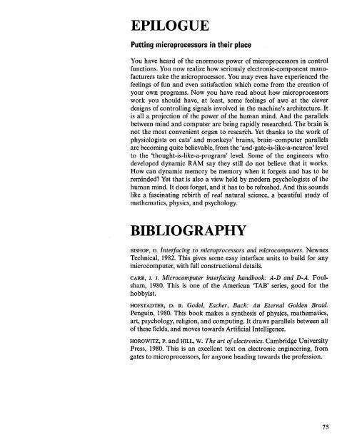 Microcomputer Circuits and Processes