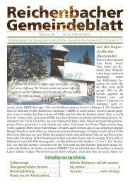Nr. 80 Januar/Februar - bei der EFG Reichenbach