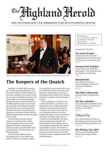 The Keepers of the Quaich - Highland Herold