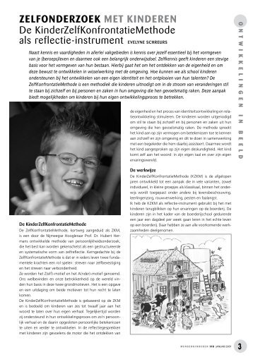 ZELFONDERZOEK MET KINDEREN De ...