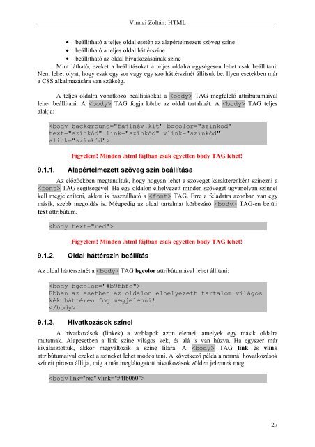 WebszerkesztÃ©s Ã©s HTML programozÃ¡s - inter-studium.hu