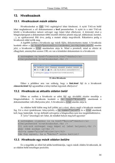 WebszerkesztÃ©s Ã©s HTML programozÃ¡s - inter-studium.hu