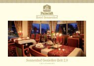 Montag, 5. November - Best Western Premier Hotel Sonnenhof, Lam