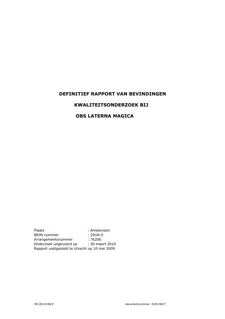 Download 'owinsp_rapport mei 2010.pdf' - Laterna Magica