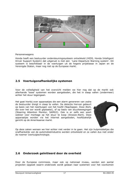 Bestuurderscontrolesystemen voor vermoeidheid en rijden onder ...