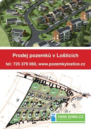 Prodej pozemků v Lošticích, lokalita Jevíčská - plakát ke stažení ve ...