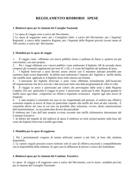 8 bis - Regolamento rimborsi spese definitivo.pdf - Masci