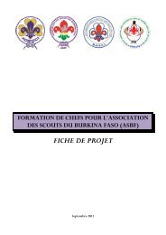 FICHE DE PROJET - Masci