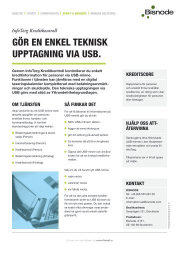 Kreditkontroll - InfoTorg