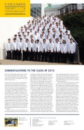 CONGRATULATIONS TO THE CLASS OF 2010 - St. Paul's School