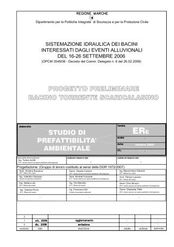 studio di prefattibilitÃ  ambientale - Comune di Osimo