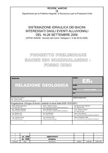 relazione geologica - Comune di Osimo