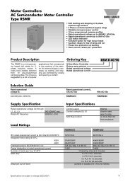 Motor Controllers AC Semiconductor Motor Controller Type RSMR