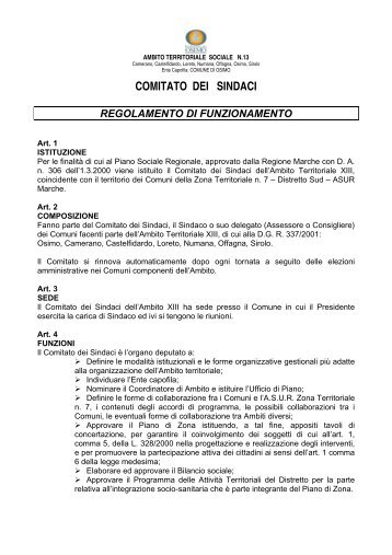 AMBITO TERRITORIALE SOCIALE N - Comune di Osimo