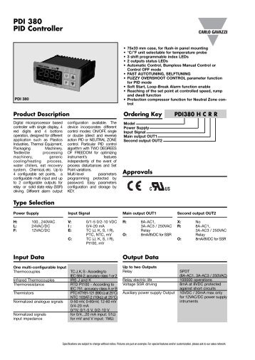 PDI 380 PID Controller