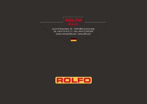 Formula EUROPA - Rolfo