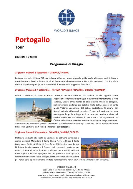 Tour del Portogallo - World's Image Srl